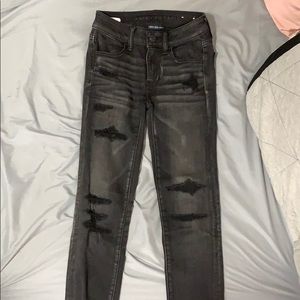 Low rise black American Eagle pants~